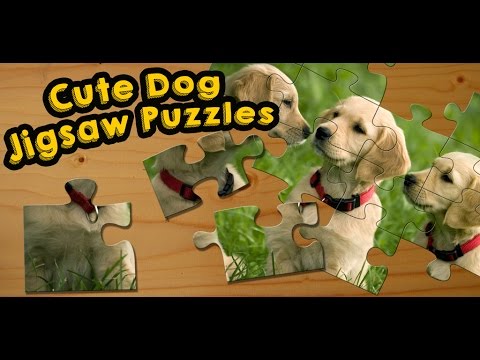 Dogs and Puppies Jigsaw Puzzles Game for Kids – App Gameplay video