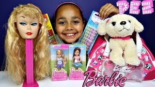 Giant Barbie Pez Candy Dispenser – Barbie Puppy Pet Doctor Check Up – Dolls Review