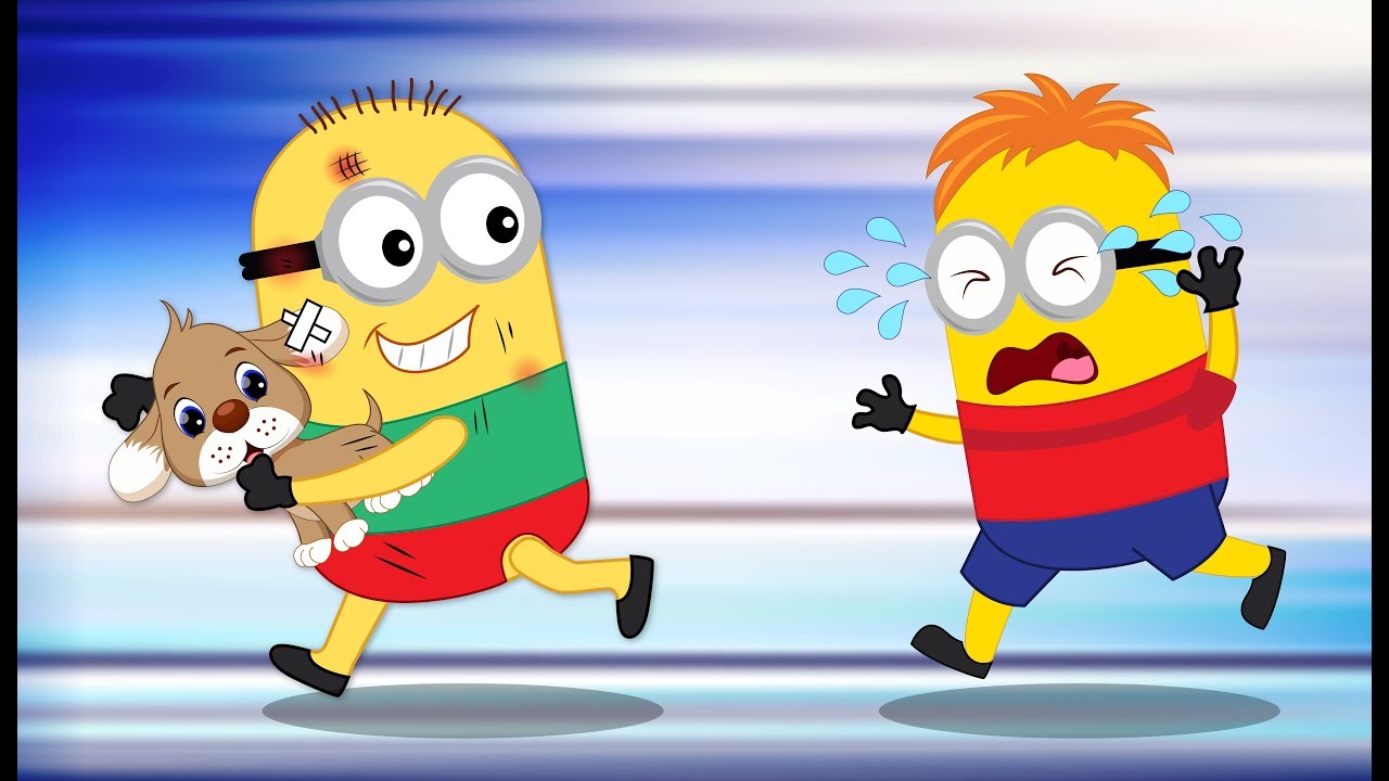 Minions Banana Baby Steals His Friend’s Puppy New Episodes! 