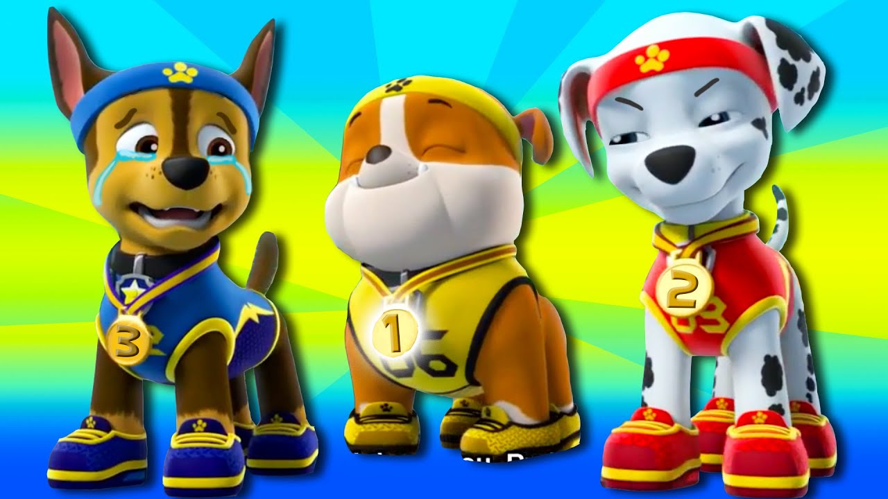 NEW Paw Patrol PUPPY race sport vs MICKEY MOUSE Full episodes! 