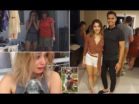 Breaking News – Boyfriend surprises girlfriend with puppy in Canada