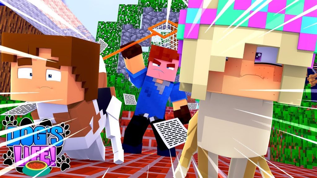 Minecraft DOG’S LIFE-CAN PUPPY LEAH ESCAPE THE EVIL DOG POUND??? w/ LITTLE DONNY