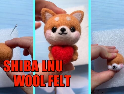 Wool Felt Kit Puppy | How to make a Cute Puppy using a Wool Felting kit