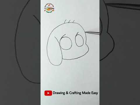 Cute puppy drawing | puppy drawing easy | cute dog drawing | Dog drawing easy | drawing a dog easy