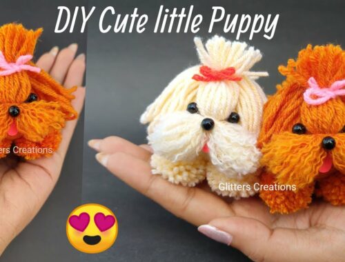 DIY Cute Puppy keychain/Diy gift ideas/Birthday Gift Ideas/Diy gift/woolen crafts/woolen gift ideas