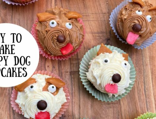 How to Make Cute Puppy Dog Cupcakes