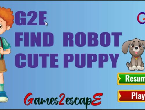 G2E Find Robot Cute Puppy Walkthrough