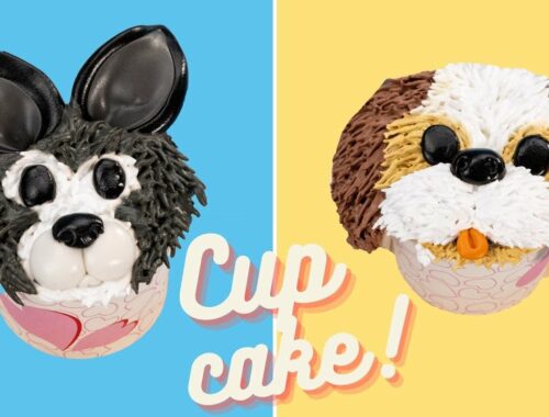 CUTE Puppy Dog CUPCAKES - Perfect Colorful Cake Recipes For Everyone  | You Need To Try