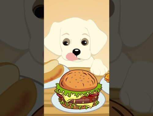 Mukbang Animation by a Cute Puppy