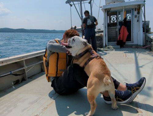 オホーツク海のホタテ漁船で愛犬と大喧嘩になりました…