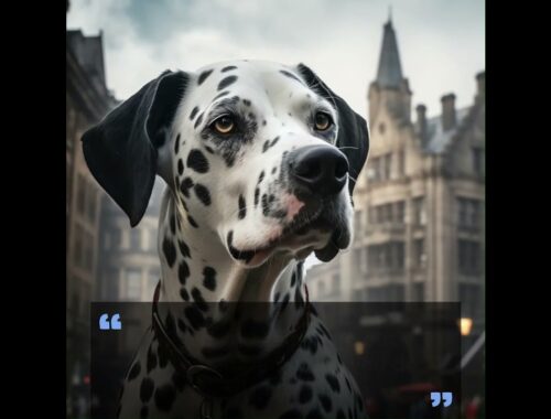 "Bang Bang": Surreal Dalmatian, London Streets, and Meaningful Quotes