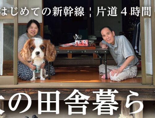 【初新幹線】東京～広島へ帰省し、野生を取り戻したキャバリア犬のサン