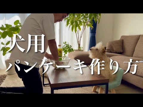 【犬用パンケーキレシピ】材料！4つだけ！超簡単！
